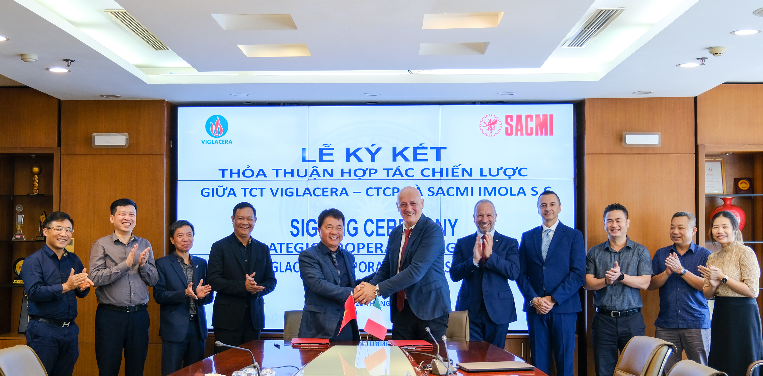 Viglacera and SACMI Group sign strategic technology partnership agreement